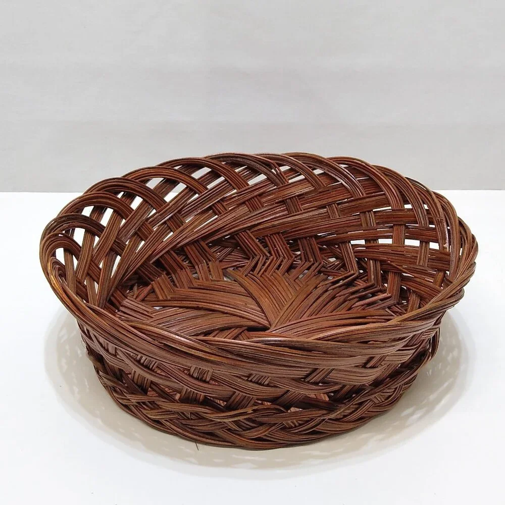 Wicker Basket Handwoven Rattan aesthetic appeal Sturdy Strong Long Lasting Use